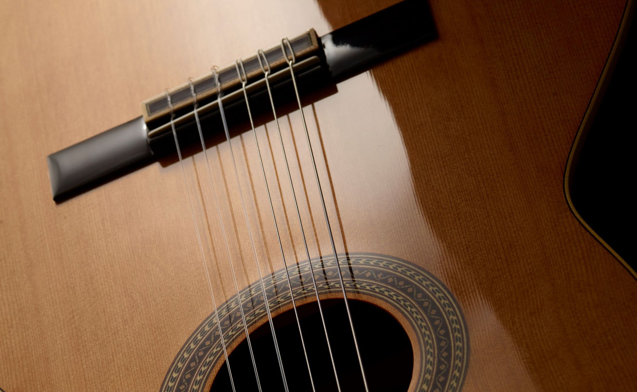 Acoustic guitar nylon stringed